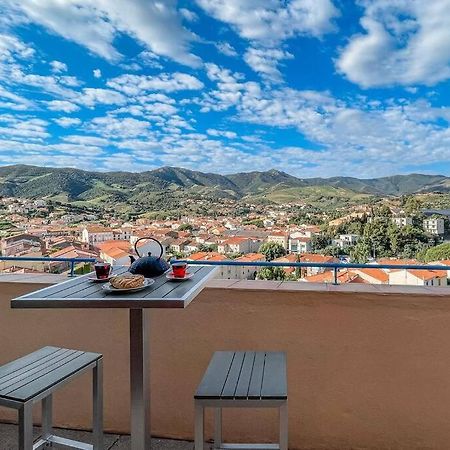 Attique à Banyuls - vue mer et montagne Esterno foto
