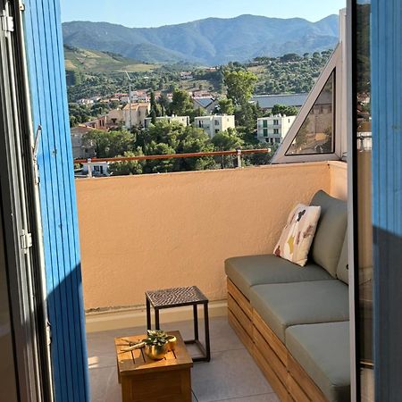 Attique à Banyuls - vue mer et montagne Esterno foto
